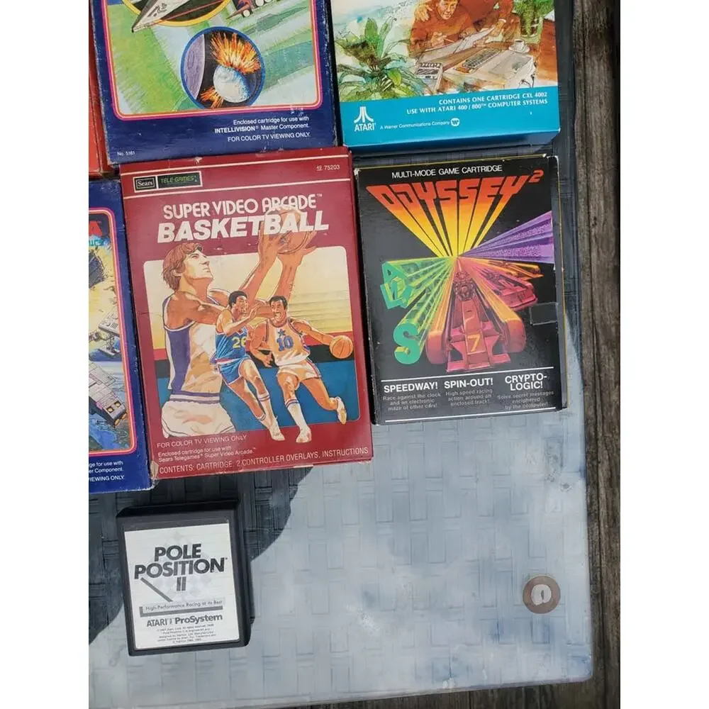 Vintage Video Game Lot – Intellivision Atari Odyssey